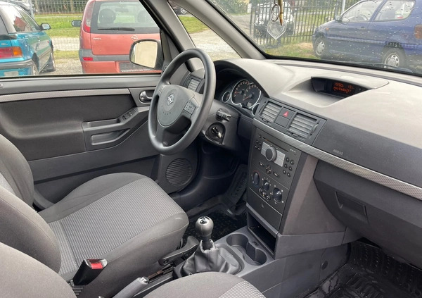 Opel Meriva cena 13900 przebieg: 84290, rok produkcji 2009 z Barwice małe 121